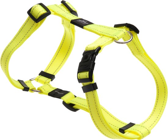Rogz For Dogs Snake Hondentuig - Geel - 16 mm x 32-52 cm