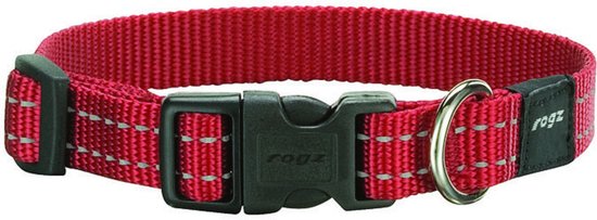 Rogz For Dogs Snake Halsband Rood 16 mmx26-40 cm