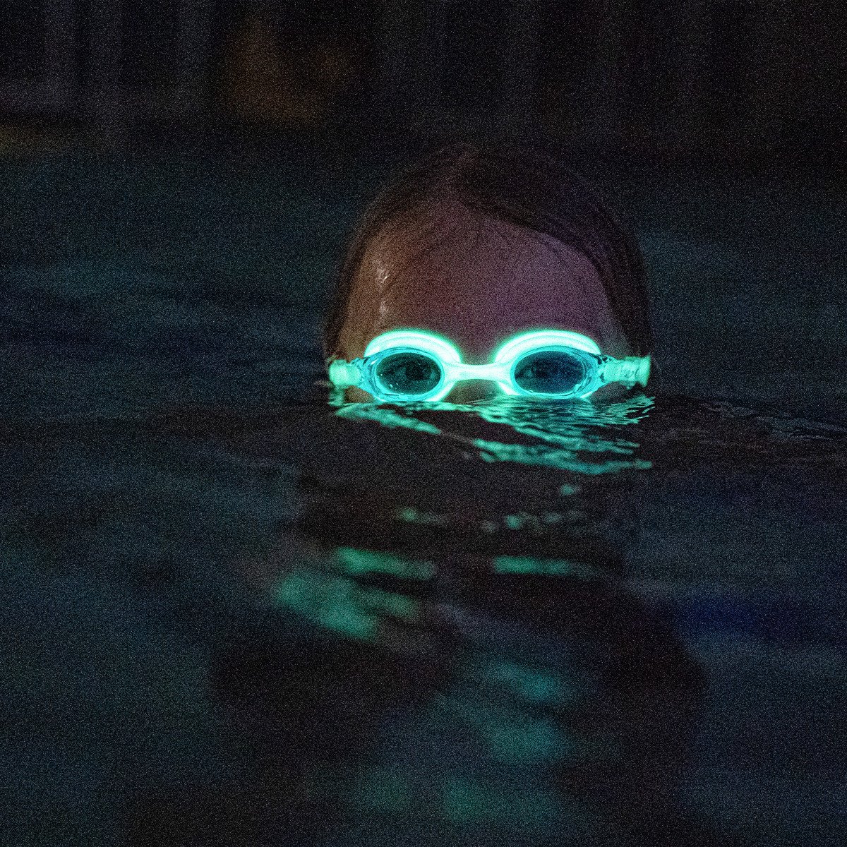 Finis flowglow zwembril - groen - voor kinderen - glow in the dark