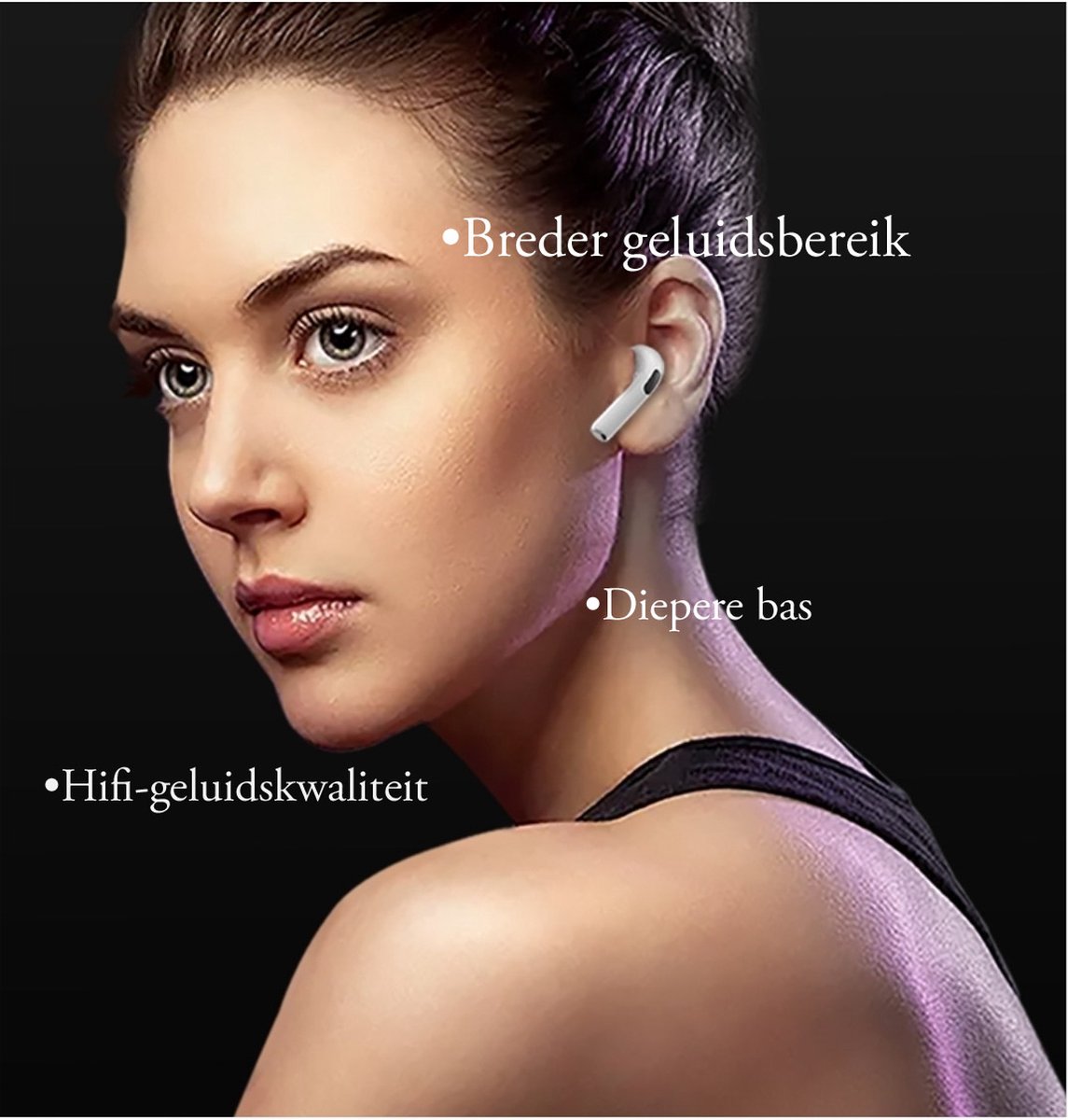 AsanyA® Draadloze Oordopjes Sport Oordopjes Bluetooth Oortjes