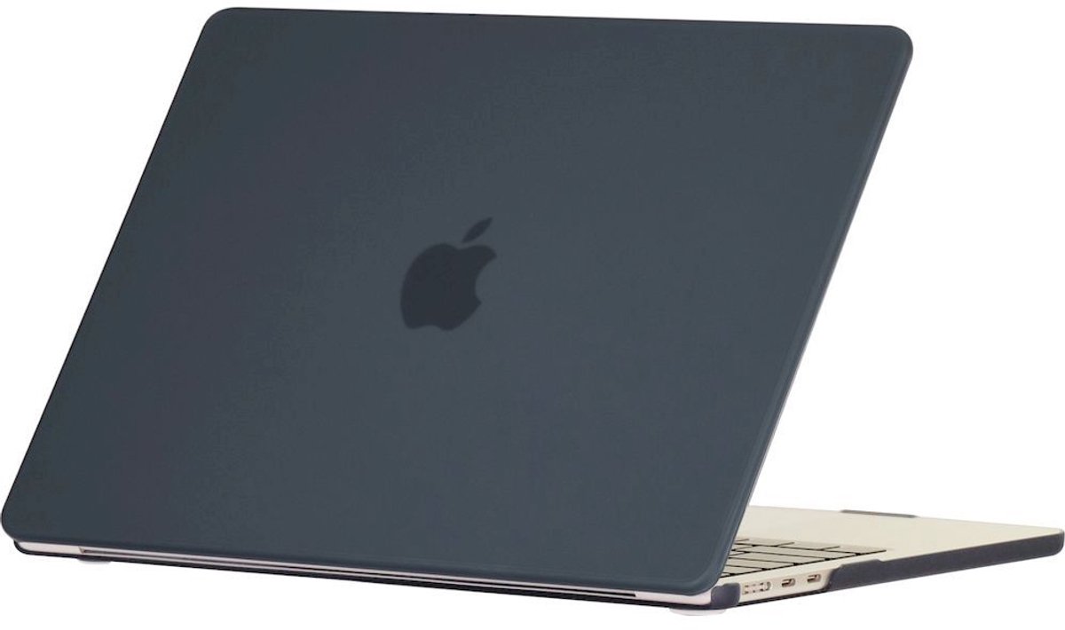 Mobigear Laptophoes geschikt voor Apple MacBook Air 13 Inch (2022-2025) Hoes Hardshell Laptopcover MacBook Case | Mobigear Matte - Zwart - Model A2681 / A3113 / A3240