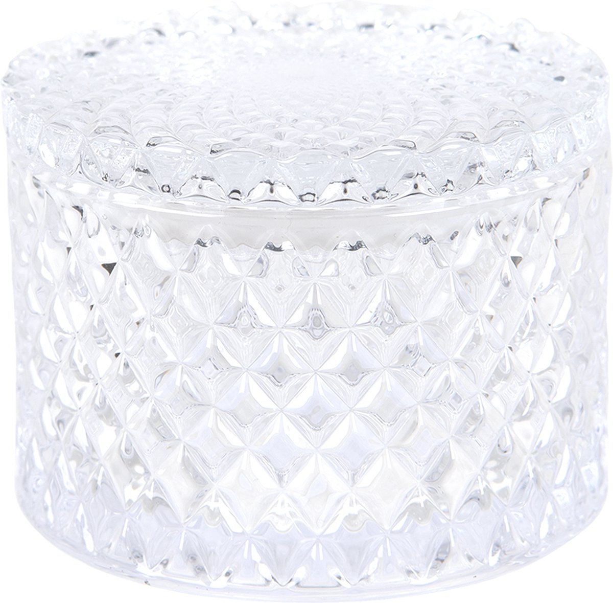 Clayre & Eef Glazen potje Ø 11x8 cm Glas