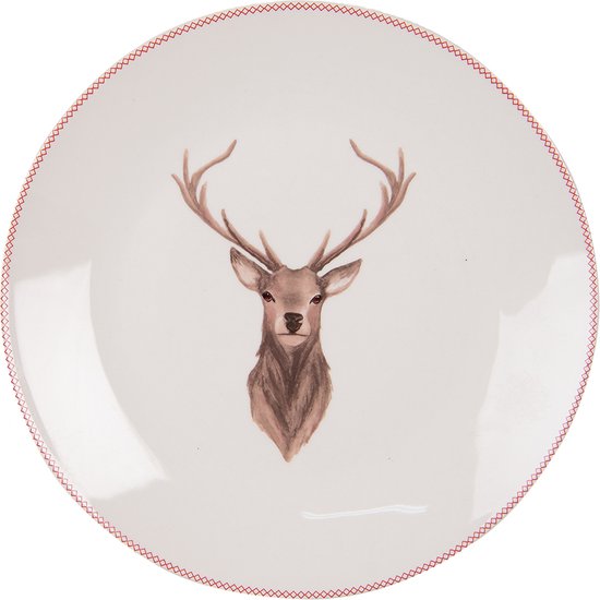 Bord ⌀16,5 cm Hert en haar jong Moederdag (1979) - Wedgwood