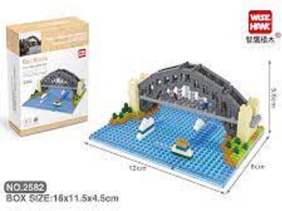 série cadeaux - wise hawk - kit de construction mini blocs - Sydney Harbour Bridge Australie