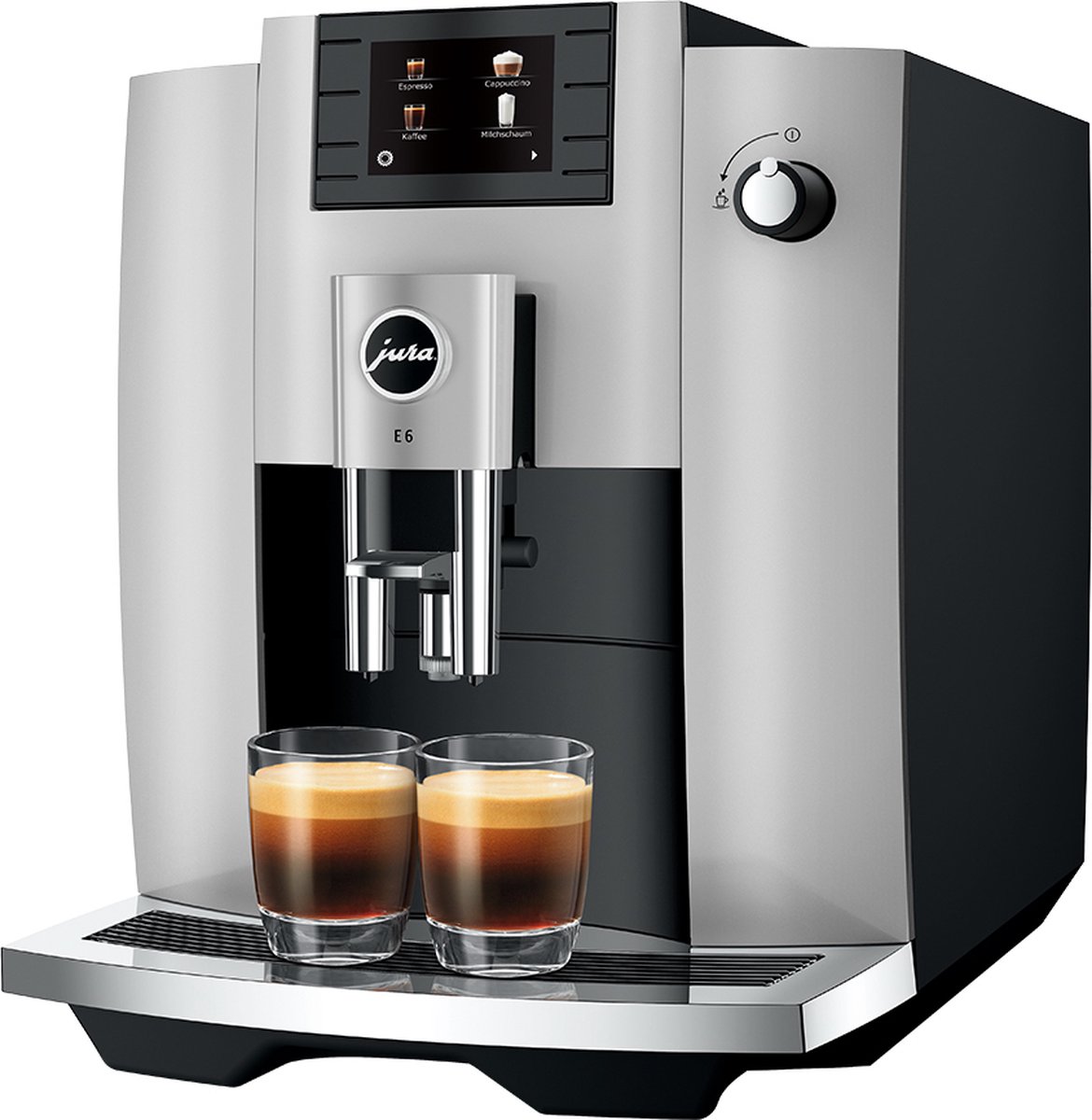 JURA E6 - Platina (EC) - Model 2022 - volautomatische espressomachine