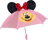 Paraplu kids 3D - Roze - 3D - Minnie Mouse - Kinderen