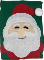 Cadeau zak Santa Claus - Groen - Vilt - 90 x 60 cm - Kerst - Nu ook met 3D effect - Vanaf 3 jaar
