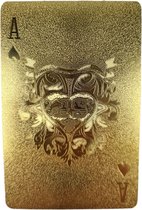 Cartes à jouer dorées brillantes - Or - Papier dur - Set complet