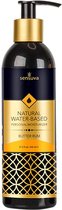 Sensuva - Natural Waterbasis Glijmiddel Boter Rum 240 ml