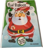 Folieballon - Kerstman - 45,2 x 63 cm