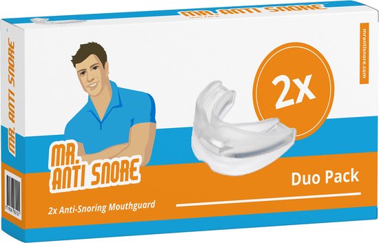 Mr. Anti Snurk ™ - Duo Pack - 2x Snurkbeugels - Anti Snurk Beugel - Anti Snurk Bitje - Snurkbeugel geschikt voor zowel mannen als vrouwen - Anti Snurk Producten