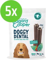Edgard & Cooper Doggy Dental Sticks Aardbei - Frisse Muntolie Medium - 5 Zakken