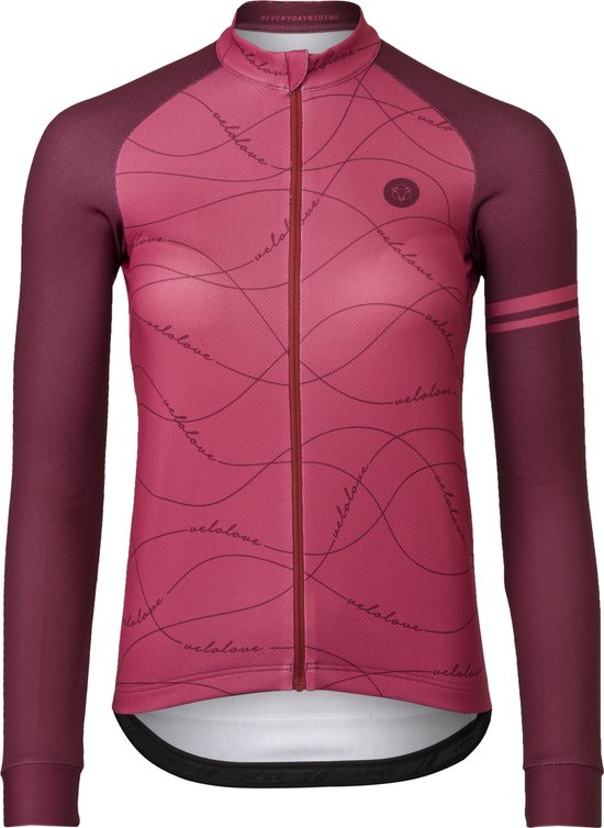 AGU Velo Wave Fietsshirt Lange Mouwen Essential Dames - Rusty Pink - S