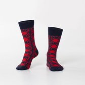Sockston Socks - 2 paren - Geometric Patterns Socks - Grappige Sokken - Vrolijke Sokken