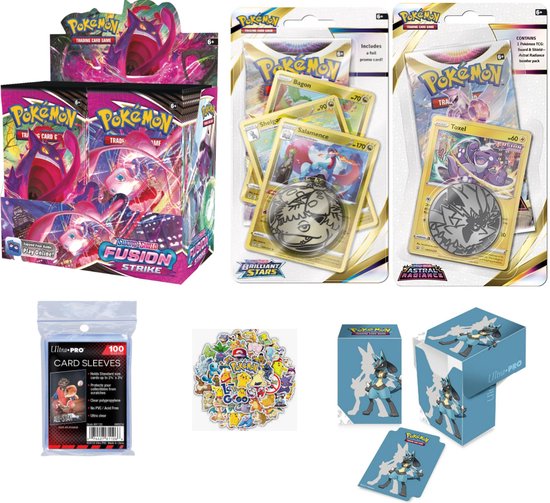 Afbeelding van het spel Pokémon - Fusion Strike Booster Box Cadeau Bundel - Pokémon Kaarten