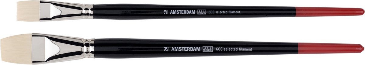 Amsterdam Penselenset serie 600, XL (18-24) - synthetisch plat — afbeelding 2