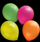 Ballonnen 12'' neon assortiment 12 stuks