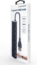 USB Hub GEMBIRD UHB-U2P7-04 Black