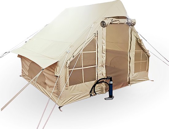 Opblaasbare Tent 4 Personen - Air Tent - In 3-5 minuten op te zetten! -...