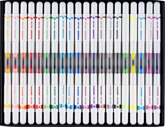 Bruynzeel Kids 20 feutres - double point