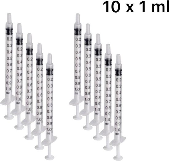 Foto: Terumo spuit zonder naald doseerspuit maat aanduiding spuiten spuit 1 ml 10 stuks