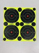 Birchwood Casey Shoot-N-C 3" Bull's-eye Target 12 pack doelsticker schietdoel