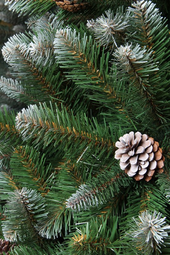 Sapin de Noël Artificiel Triumph Tree Forest Givré en Jute - H45 x Ø36 cm -  Blauw