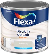 Flexa Strak in de Lak - Binnenlak - Zijdeglans - Misted Grey - 500 ml