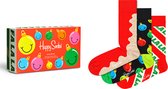Happy Socks - Unisex Sokken Time for Holiday 3-Pack Gift Box - Multi - Maat 41-46