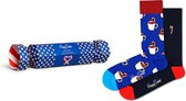 Happy Socks Candy Cane & Cocoa Gift Set (2-pack) - winters lekkers - Unisex - Maat: 41-46