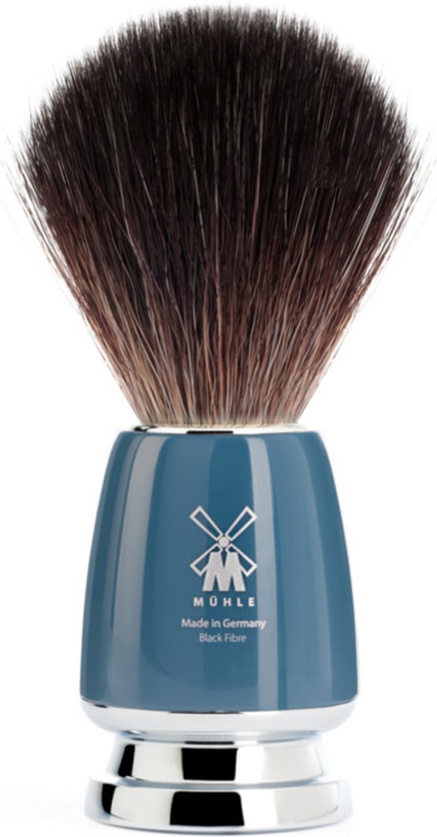 Mühle scheerkwast black fibre petrol