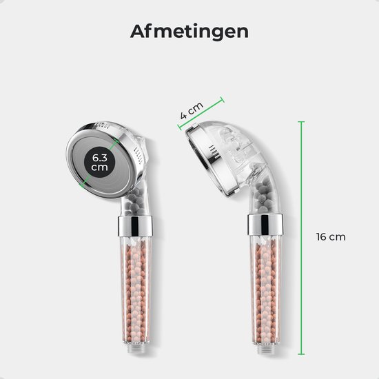 Sionic® Douchekop met slang Regendouche Handdouche Waterbesparend