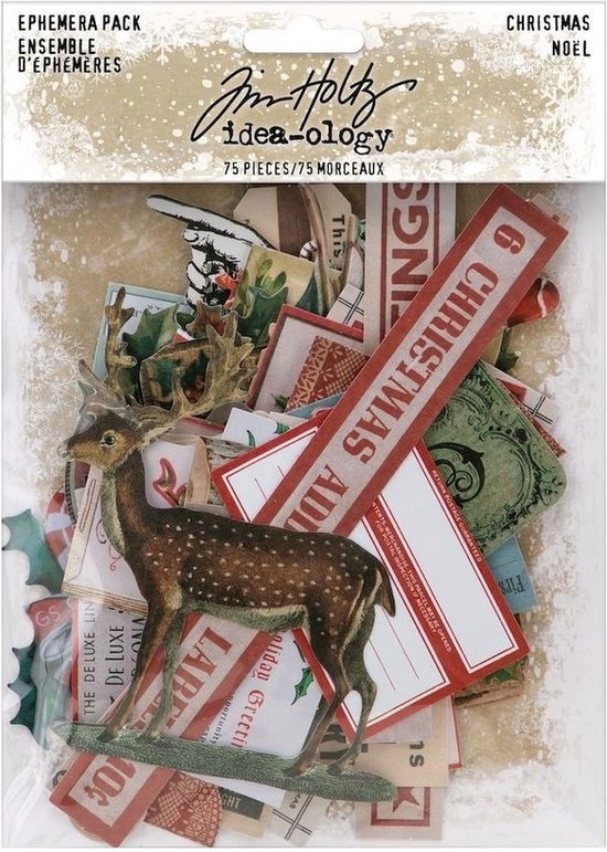 Ideaology Tim Holtz Christmas Ephemera Pack (TH94187)