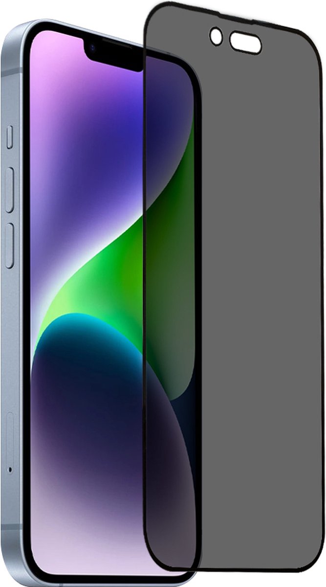 iPhone 14 Plus Screenprotector privacy - gehard beschermglas screen protector iPhone 14 Plus - Anti Spy - Arara