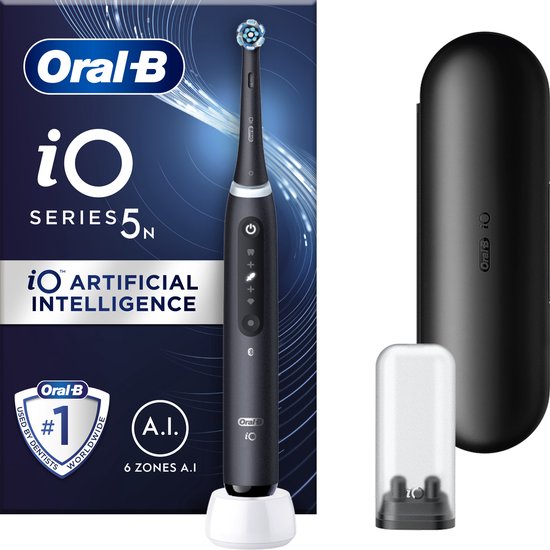 Oral-B iO 5N - Elektrische Tandenborstel - Zwart | bol.com