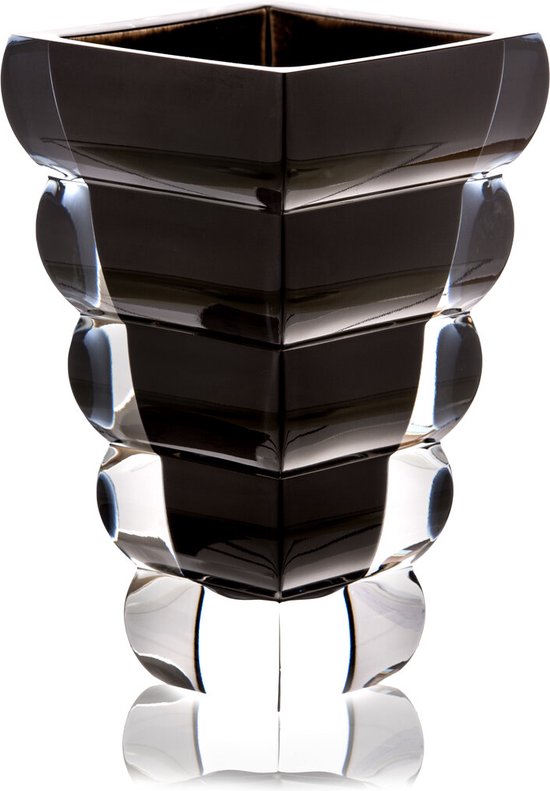 GILDE GLAS art Decoratieve vaas van glas op metalen voet, gezichtsvaas, decoratie voor de woonkamer, cadeaus voor vrouwen, verjaardag, Kerstmis, meerkleurig, hoogte 35 cm, breedte 39 cm GILDE GLAS art Decoratieve vaas van glas op metalen voet, gezichtsvaas, decoratie voor de woonkamer, cadeaus voor vrouwen, verjaardag, Kerstmis, meerkleurig, hoogte 35 cm, breedte 39 cm