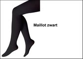 Maillot zwart mt.L/XL - Piet maillot zwart Sinterklaas feest winter thema feest festival fun