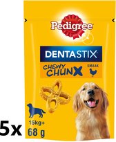 Pedigree Dentastix - Chewy Chunx Maxi - Hondensnacks - Kip - 5x68g