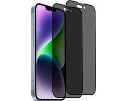 2x iPhone 14 Screenprotector privacy - gehard beschermglas screen protector iPhone 14 - Anti Spy - Arara