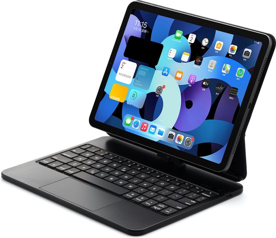 geschikt voor iPad Air 10.9 (2022/2020) - Draaibare Bluetooth... | bol.com