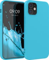 kwmobile telefoonhoesje geschikt voor Apple iPhone 12 / iPhone 12 Pro - Hoesje voor smartphone - Back cover in ijsblauw