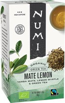 Numi - Biologische thee - Groene thee - Maté thee - Yerba Maté Mate Lemon (4 doosjes)