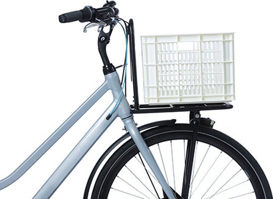Basil Fietskrat M - Medium - 29.5 Liter - Wit van Basil — afbeelding 4