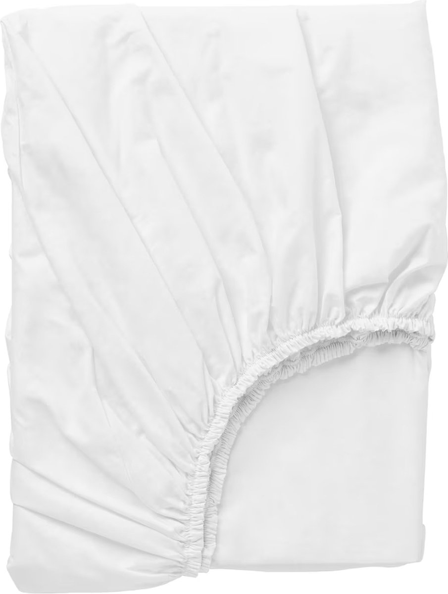 IKEA DVALA Hoeslaken wit 140x200 cm
