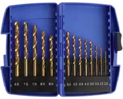 Embouts TOOLS Jeu de forets titane 2-8 mm