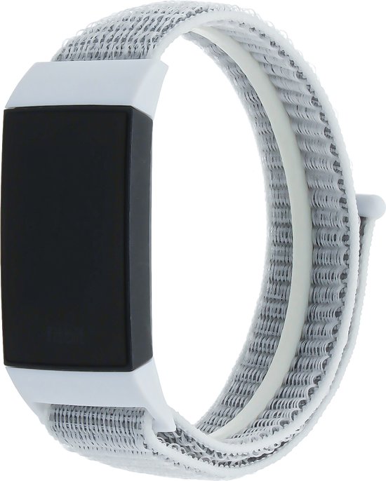 Charge 3 & 4 Nylon Sport Band - Zeeschelp - Geschikt Voor Fitbit ...