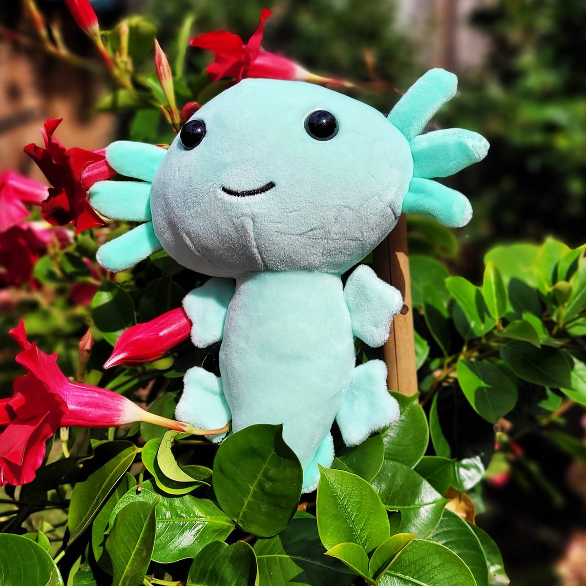 Axolotl Knuffel - Axolotl Plushy - 17cm - Groen