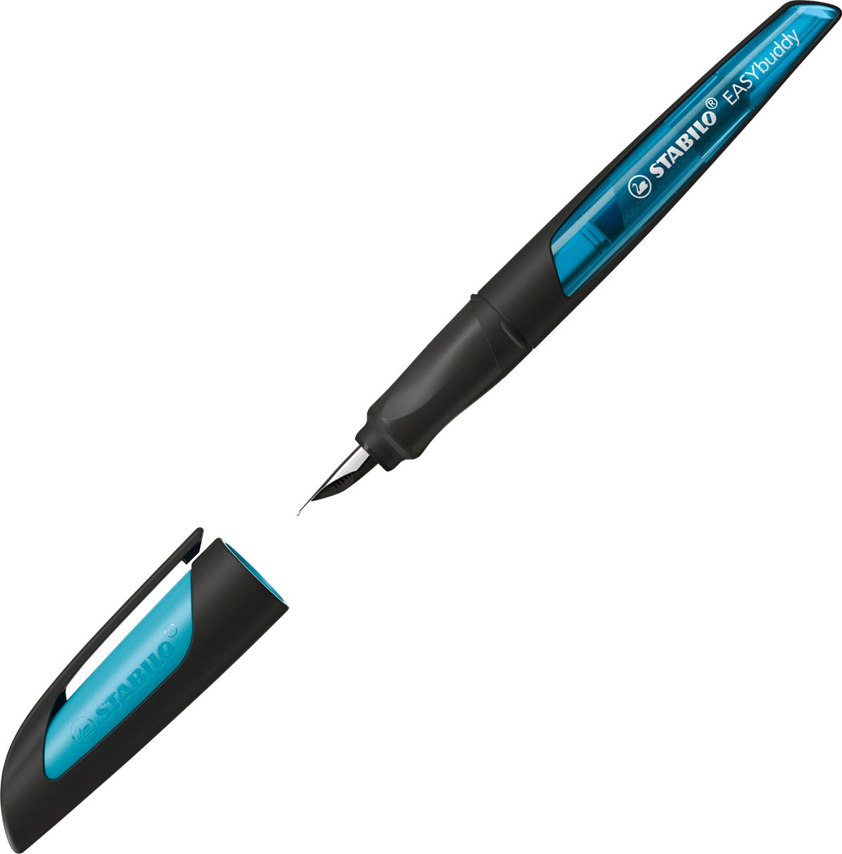 Ergonomische rollerbalpen voor rechtshandigen, Stabilo Easy Original (limoen/groen extra patronen