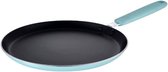 Oneiro’s Luxe Pannenkoekpan - mint – ø24 x H 1,8 cm – koken – tafelen – keuken – koekenpan – inductie – gas – potten – pannen