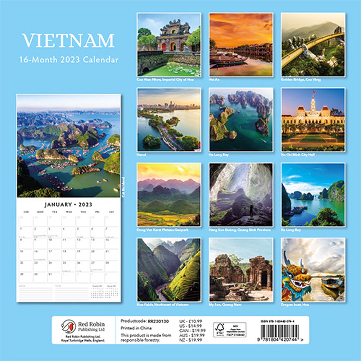 Vietnam Kalender 2023  bol.com